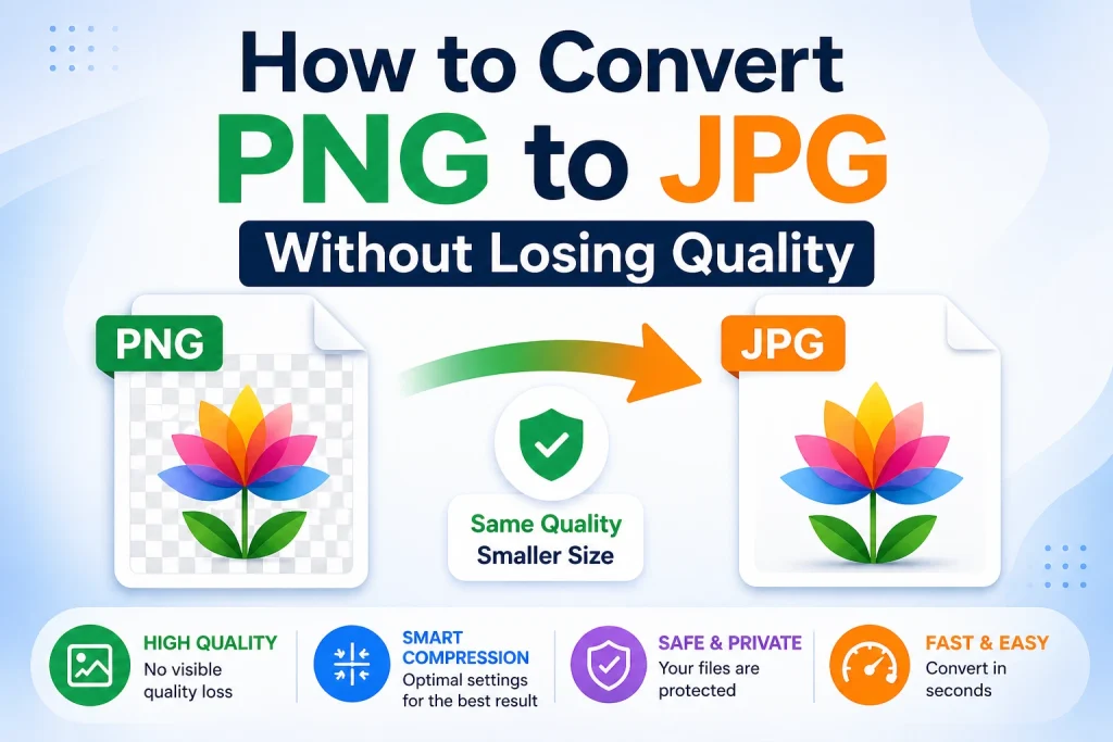 How to Convert PNG to JPG Without Losing Quality
