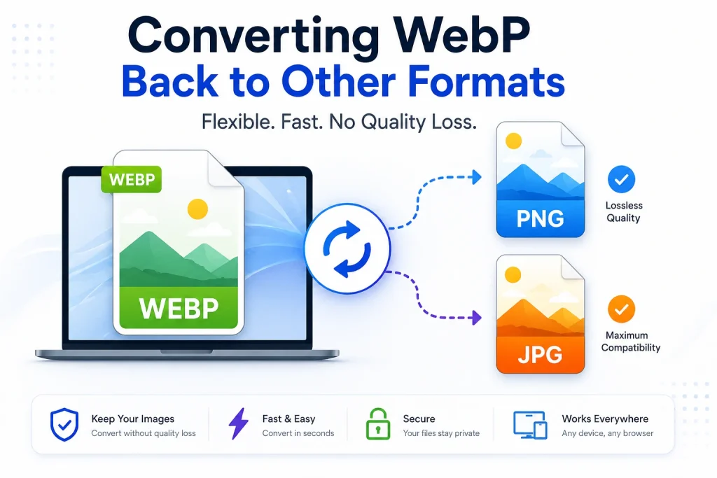 Converting WebP Back to Other Formats
