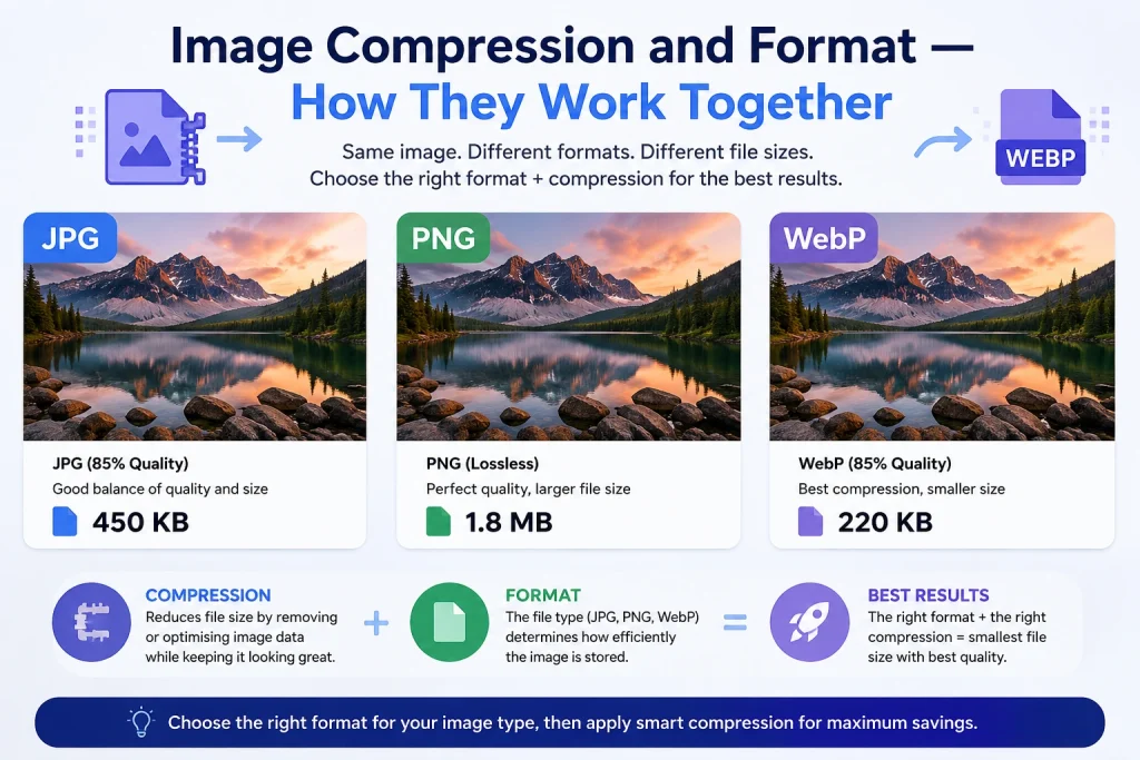 Image Compression and Format — How They Work Together