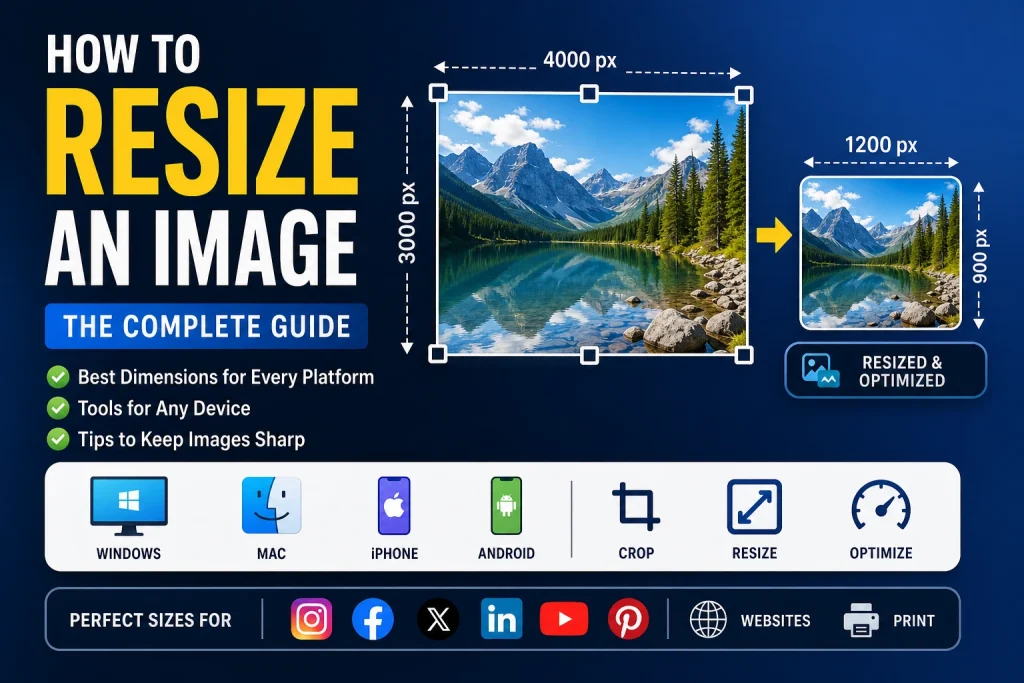 Image Resizing Guide Dimensions, Sizes & Best Practices