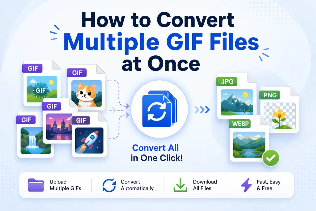 How to Convert Multiple GIF Files at Once