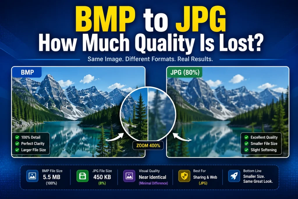 BMP to JPG — How Much Quality Is Lost