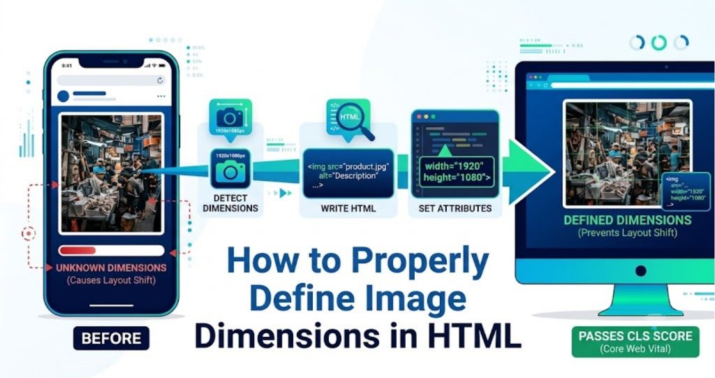 Define Image Dimensions in Your HTML