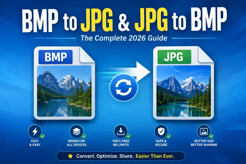 How to Convert BMP to JPG and JPG to BMP — Complete Guide