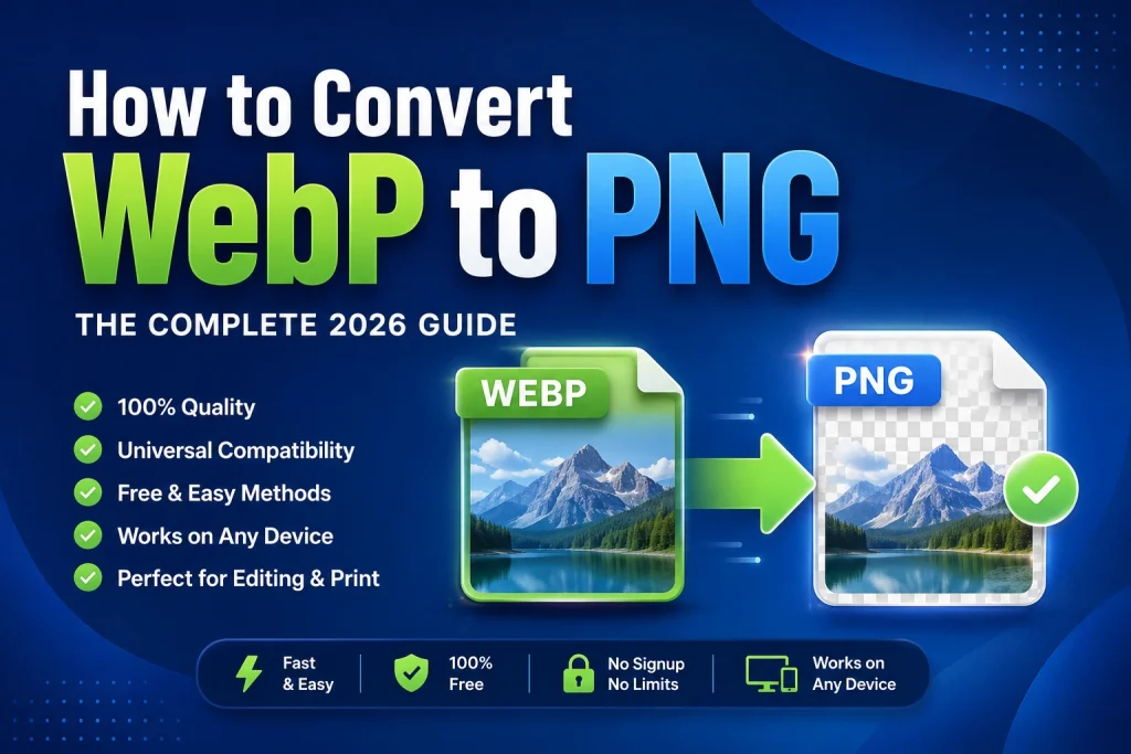 How to Convert WebP to PNG — Free Online, Mac, Windows & iPhone