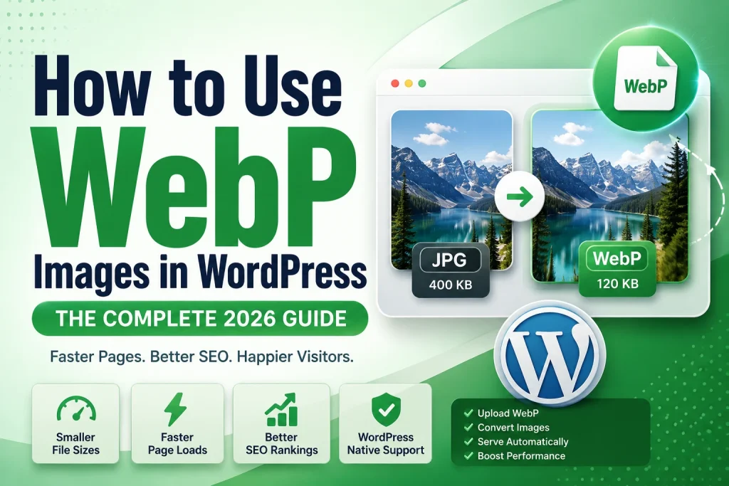 How to Use WebP Images in WordPress — The Complete 2026 Guide