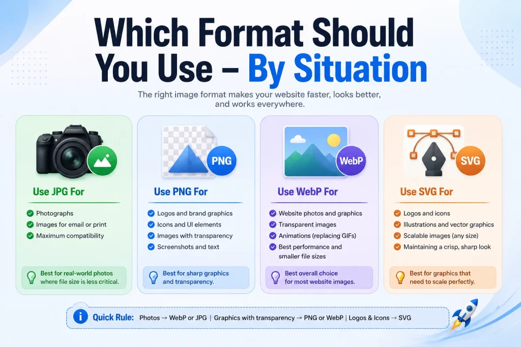 Which Format Should You Use — By Situation