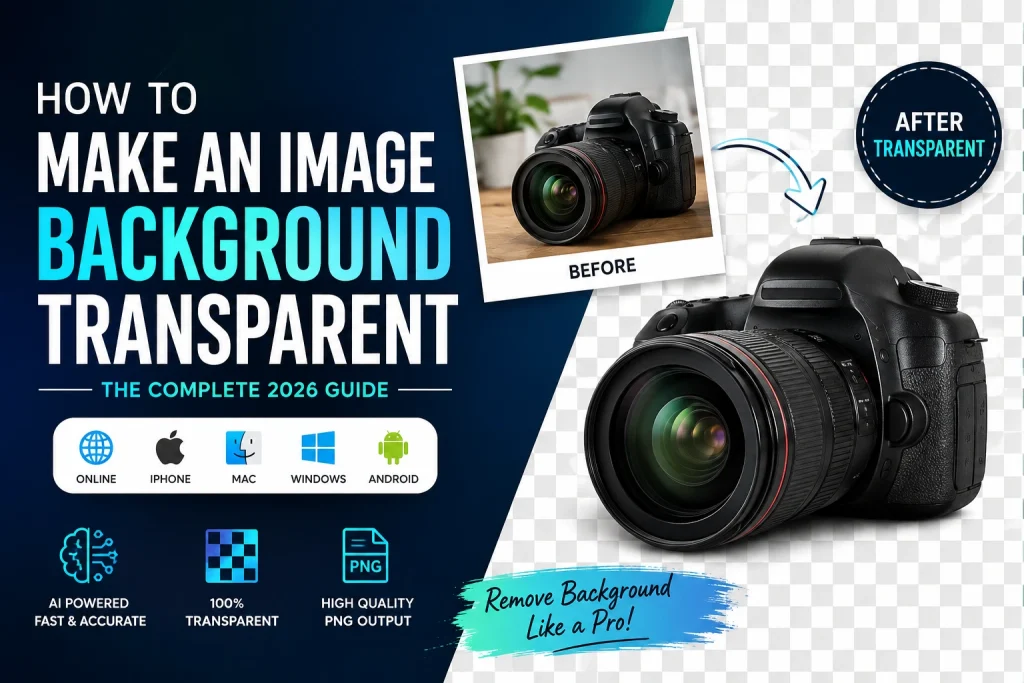 How to Make an Image Background Transparent — Complete 2026 Guide