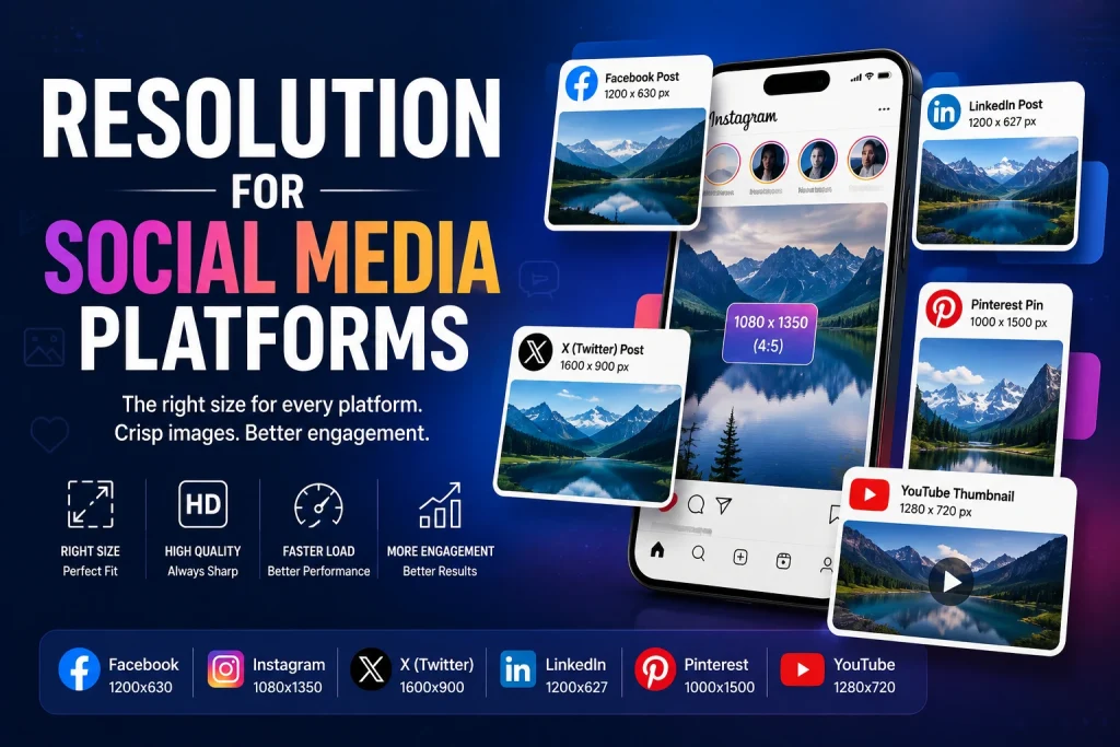 Resolution for Social Media Platforms