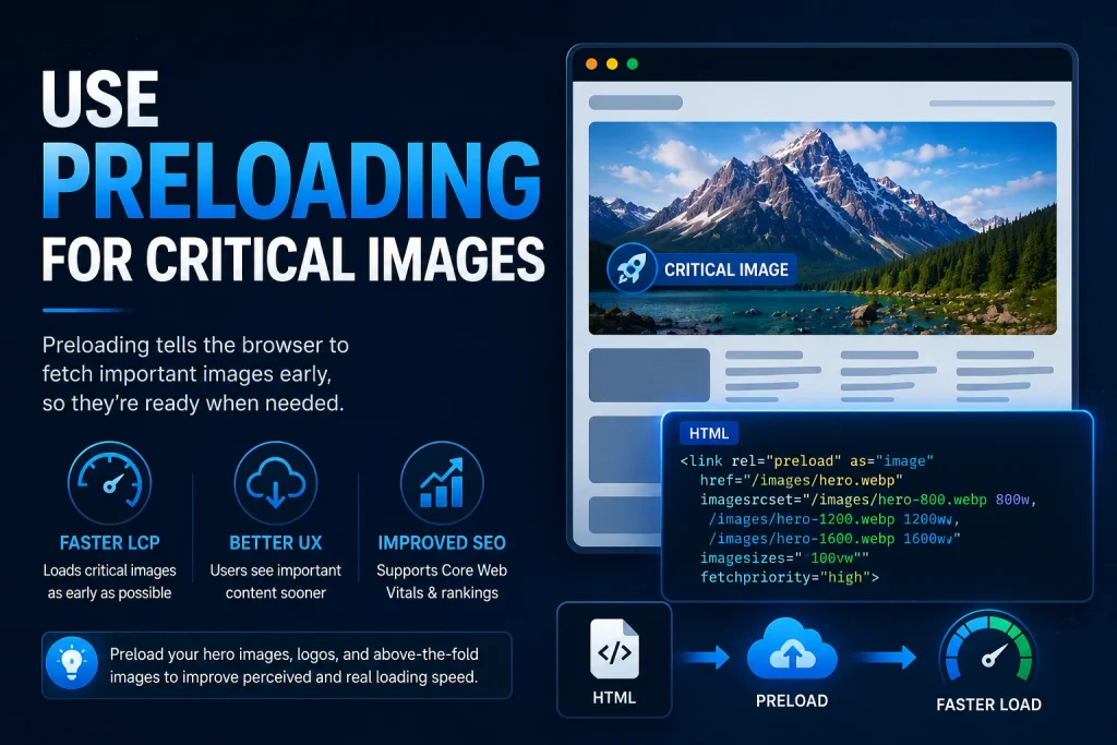 Use Preloading for Critical Images