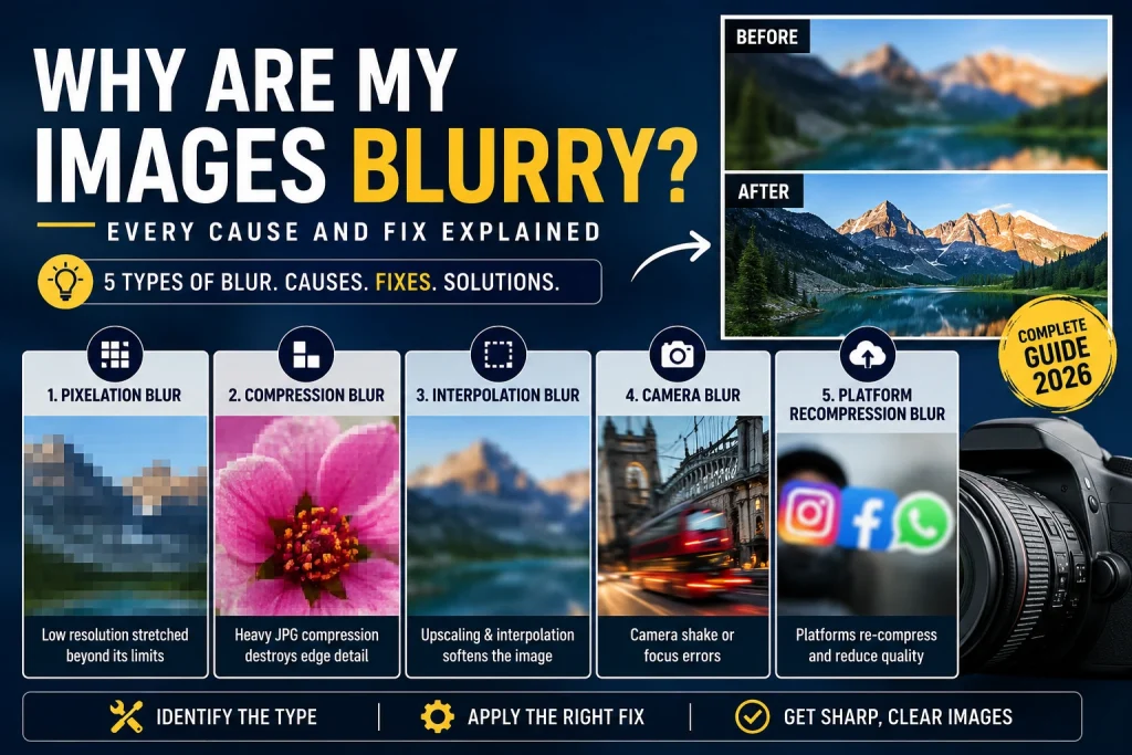 Why Are My Images Blurry — Causes and Fixes in 2026