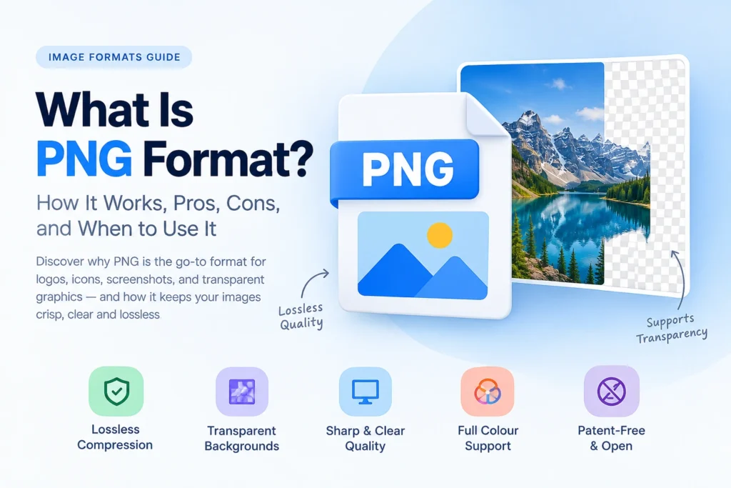 What Is PNG Format — How It Works, Pros, Cons and When to Use It