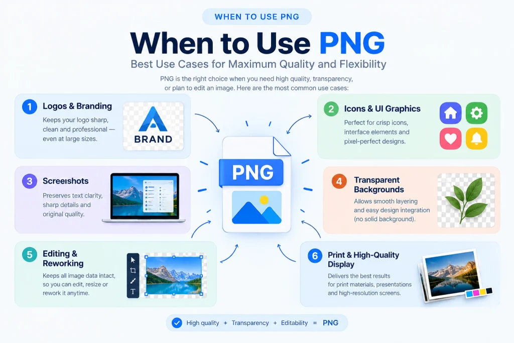 When to Use PNG — Specific Use Cases