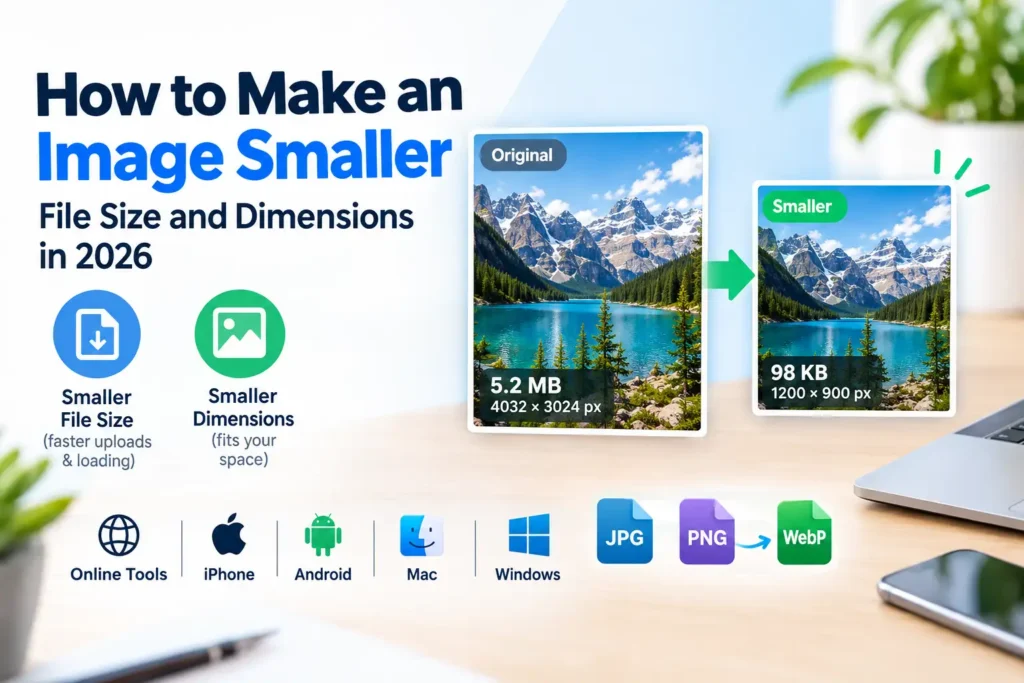 How to Make an Image Smaller — File Size and Dimensions Guide